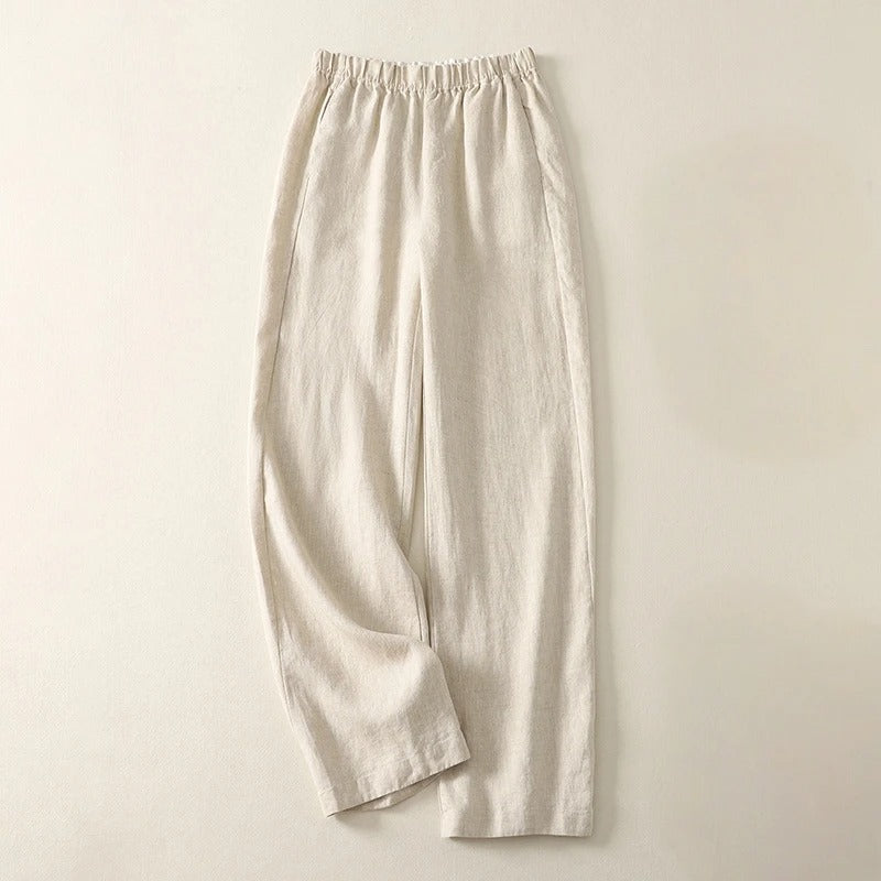 PANTALONS EN LIN VICTORIA