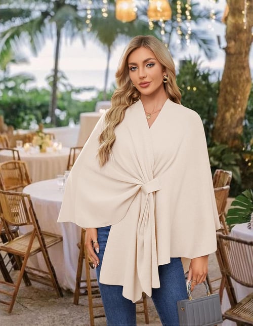 Le châle cape LuxeFlow™