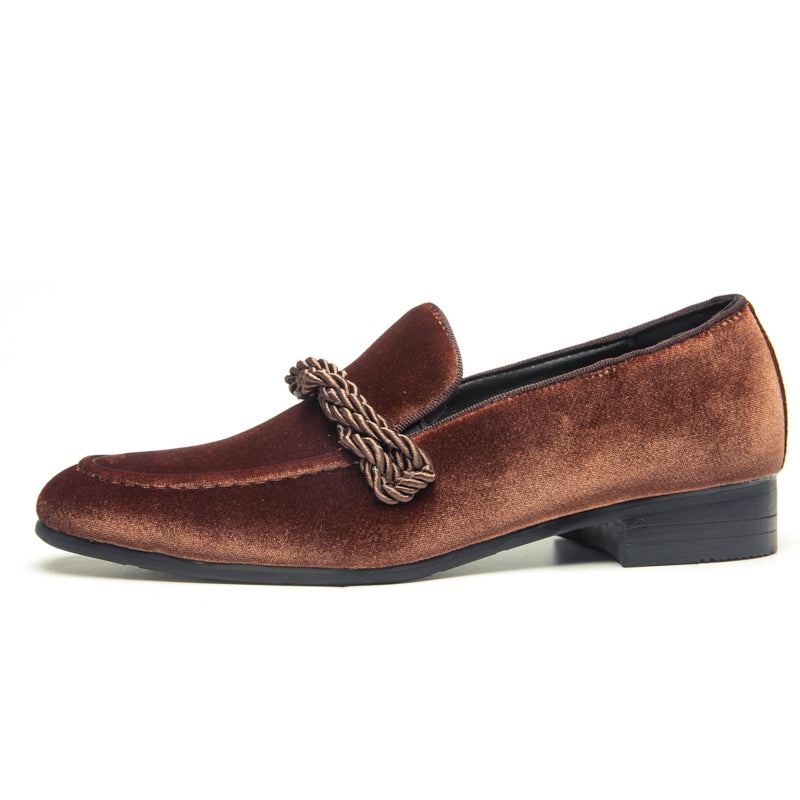 Mocassins en velours Monte Carlo