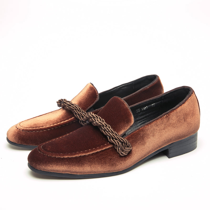 Mocassins en velours Monte Carlo