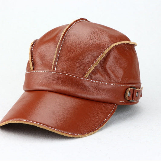 Casquette en cuir Jetstream