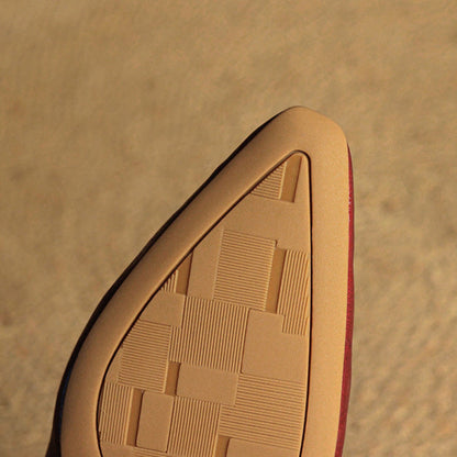 Escarpins à bride arrière Amélie en cuir véritable