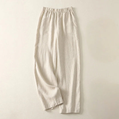 PANTALONS EN LIN VICTORIA