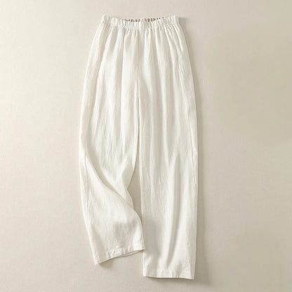 PANTALONS EN LIN VICTORIA