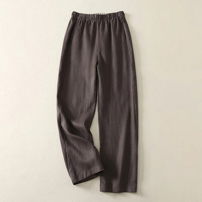 PANTALONS EN LIN VICTORIA