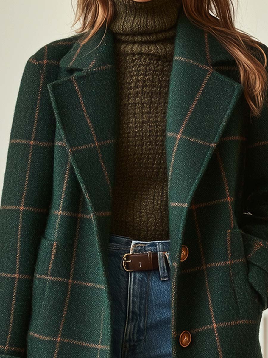Kensington Heritage Wool Check Coat