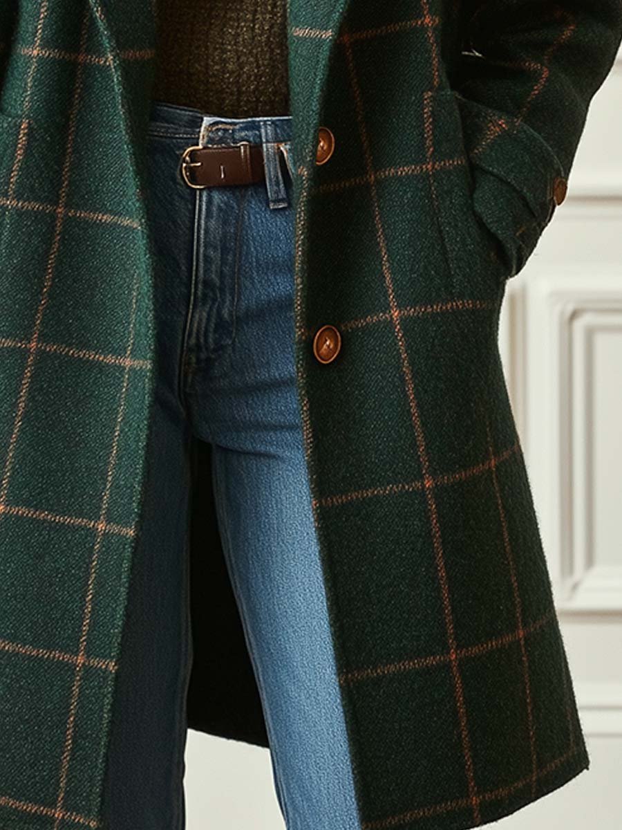 Kensington Heritage Wool Check Coat